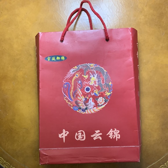 Yun Brocade of China Decorative Floral Folding Screen - Picture 10 of 13